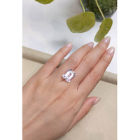 6.97 Ct. Morganite from Brazil Life Style