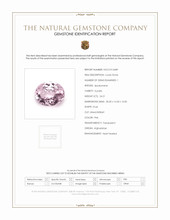 24.21 Ct. Kunzite from Afghanistan Scan Report