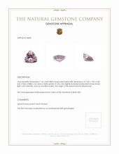 1.56 Ct. Spinel from Burma (Myanmar) Appraisal