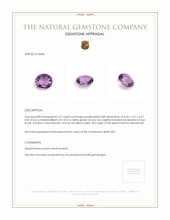 2.41 Ct. Spinel from Burma (Myanmar) Appraisal