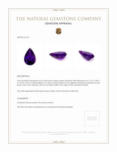 4.95 Ct. Amethyst from Brazil Appraisal