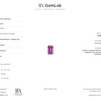 32.96 Ct. Purplish Pink Kunzite from Afghanistan Scan Report