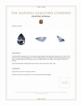 0.65 Ct. Spinel from Ceylon (Sri Lanka) Appraisal