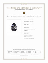 0.98 Ct. Purple Spinel from Ceylon (Sri Lanka) Scan Report