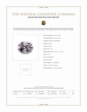 0.76 Ct. Purple Spinel from Ceylon (Sri Lanka) Scan Report