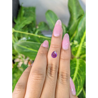 0.96 Ct. Cabochon Amethyst from Brazil Life Style