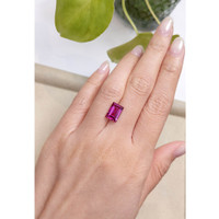 3.87 Ct. Rhodolite Garnet from Madagascar Life Style