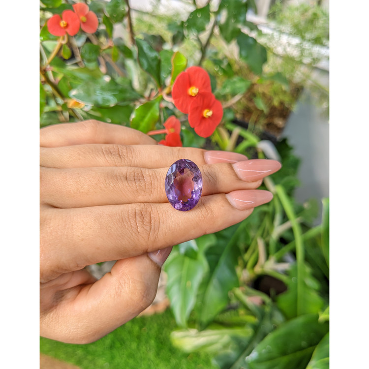 12.35 Ct. Amethyst from Brazil