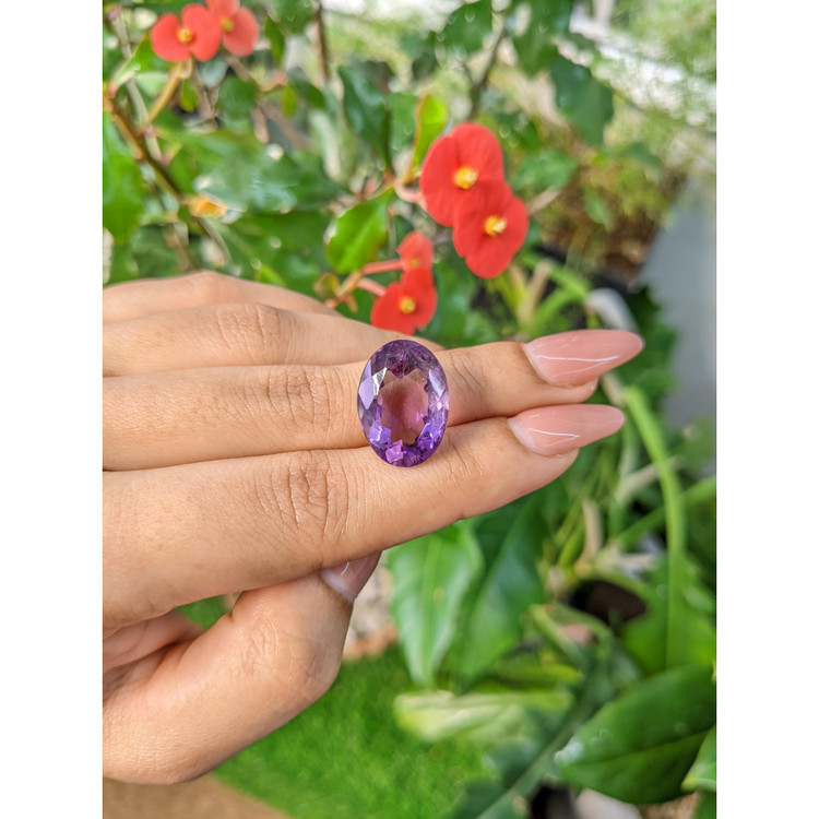 12.35 Ct. Amethyst from Brazil