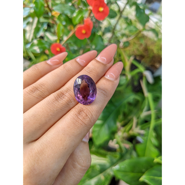 15.24 Ct. Amethyst from Brazil