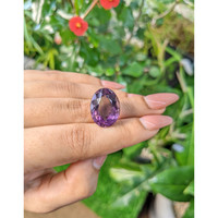15.24 Ct. Amethyst from Brazil Life Style