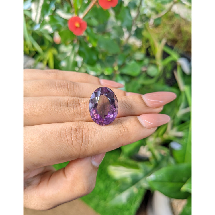 15.24 Ct. Amethyst from Brazil