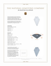 2.35 Ct. Garnet from Ceylon (Sri Lanka) 3 D Scan Report