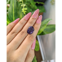 8.08 Ct. Amethyst from Brazil Life Style