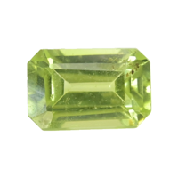 0.72 Ct.Tw. Emerald Cut Peridot