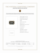 0.46 Ct. Brown Smokey Quartz from Ceylon (Sri Lanka) Scan Report