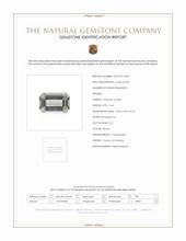 0.44 Ct. Brown Smokey Quartz from Ceylon (Sri Lanka) Scan Report
