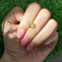 2.00 Ct. Cabochon Chrysoberyl from Ceylon (Sri Lanka) Life Style