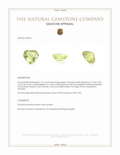 1.51 Ct. Chrysoberyl from Tanzania Appraisal
