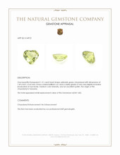1.51 Ct. Chrysoberyl from Tanzania Appraisal