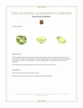 1.06 Ct. Chrysoberyl from Tanzania Appraisal