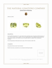 2.21 Ct. Chrysoberyl from Tanzania Appraisal