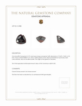 6.93 Ct. Garnet from Tanzania Appraisal