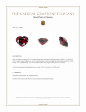 5.14 Ct. Red Garnet from Tanzania Appraisal