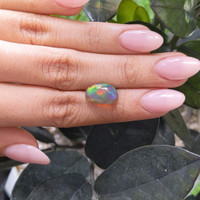 3.72 Ct. Cabochon Crystal/Jelly Opal from Ethiopia Life Style