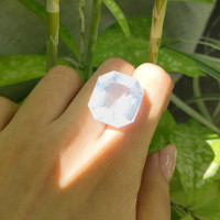 35.52 Ct. Rose Quartz from Ceylon (Sri Lanka) Life Style