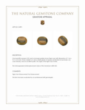 4.90 Ct. Tiger's Eye from India Appraisal