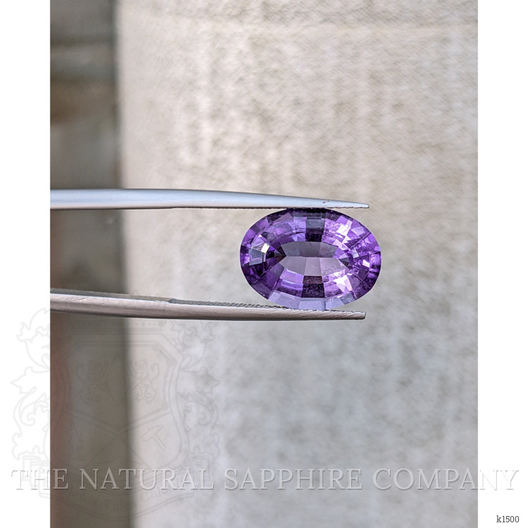 Brazilian Amethyst 9x7mm Oval Cut Natural Gemstone, 1.75 Carats, Heated, Purple