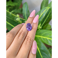 5.00 Ct. Amethyst from Brazil Life Style