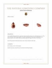 4.01 Ct. Zircon from Tanzania Appraisal