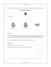 0.25 Ct. Alexandrite from Russia  Appraisal