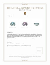 0.28 Ct. Alexandrite from Russia  Appraisal