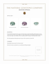 0.29 Ct. Alexandrite from Russia  Appraisal