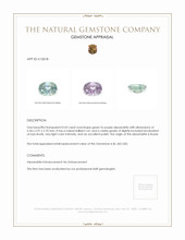 0.43 Ct. Alexandrite from Russia  Appraisal
