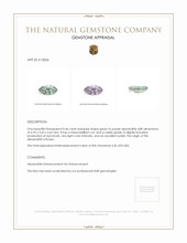 0.46 Ct. Alexandrite from Russia  Appraisal