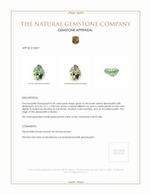 0.44 Ct. Alexandrite from Russia  Appraisal