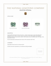 0.38 Ct. Alexandrite from Russia  Appraisal