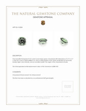 0.35 Ct. Chrysoberyl from Russia Appraisal