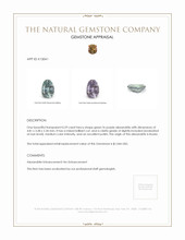 0.29 Ct. Alexandrite from Russia  Appraisal