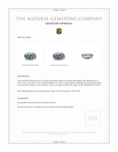 0.26 Ct. Alexandrite from Russia  Appraisal