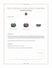 0.27 Ct. Alexandrite from Russia  Appraisal