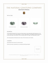 0.33 Ct. Alexandrite from Russia  Appraisal