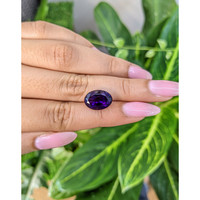 6.15 Ct. Amethyst from Brazil Life Style