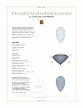 0.51 Ct. Alexandrite from Russia  3 D Scan Report