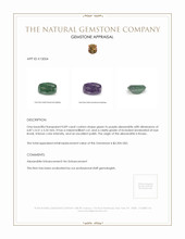 0.89 Ct. Alexandrite from Russia  Appraisal