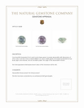 0.63 Ct. Alexandrite from Russia Appraisal